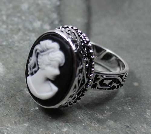 Bague Camée Noir